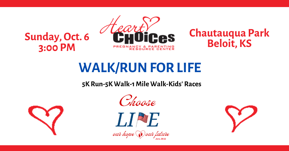 HEART CHOICES WALK RUN FOR LIFE